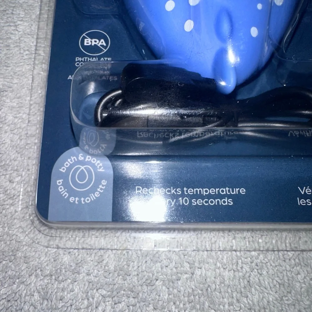 NIP Dreambaby USB Rechargeable Room & Bath Thermometer Whale Shark